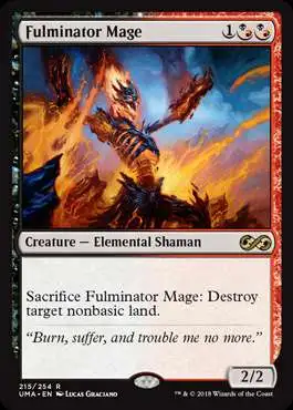 MtG Ultimate Masters Rare Foil Fulminator Mage #215