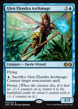 MtG Ultimate Masters Rare Glen Elendra Archmage #58