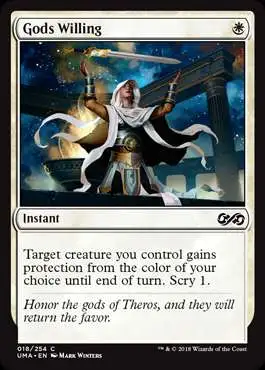 MtG Ultimate Masters Common Foil Gods Willing #18