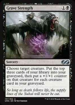 MtG Ultimate Masters Uncommon Grave Strength #101