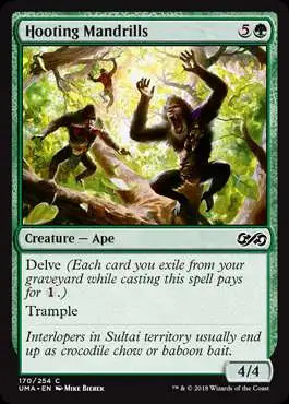 MtG Ultimate Masters Common Hooting Mandrills #170