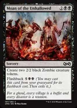 MtG Ultimate Masters Common Foil Moan of the Unhallowed #107