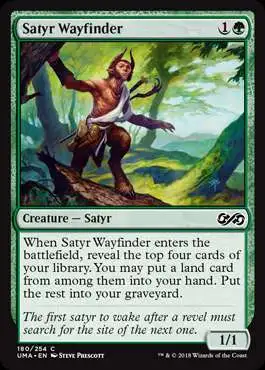 MtG Ultimate Masters Common Satyr Wayfinder #180