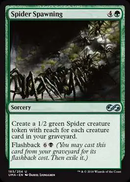 MtG Ultimate Masters Uncommon Spider Spawning #183