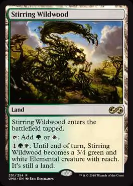 MtG Ultimate Masters Rare Stirring Wildwood #251