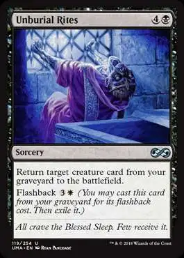 MtG Ultimate Masters Uncommon Unburial Rites #119
