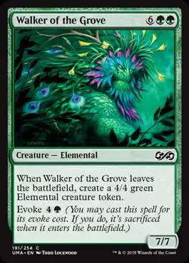 MtG Ultimate Masters Common Walker of the Grove #191 MtG Ultimate Masters Common Walker of the Grove #191