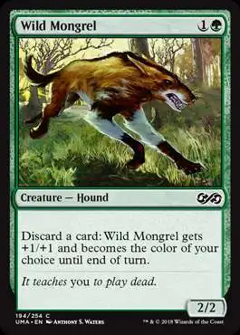 MtG Ultimate Masters Common Wild Mongrel #194