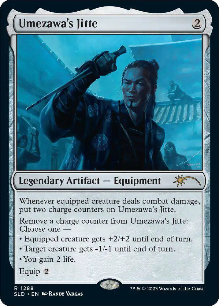 MtG Secret Lair Rare Umezawa's Jitte #1288 [Moderately Played]