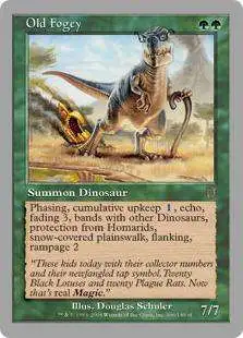 MtG Unhinged Rare Old Fogey #106