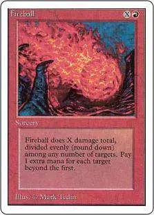 MtG Unlimited Common Fireball