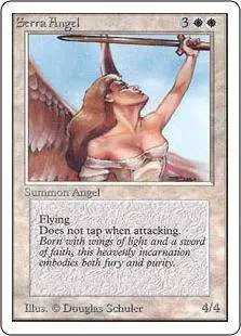 MtG Unlimited Uncommon Serra Angel