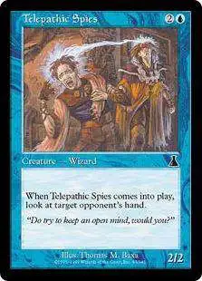 MtG Urza's Destiny Common Foil Telepathic Spies #47