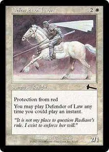 MtG Urza's Legacy Common Defender of Law #5 [Lightly Played]