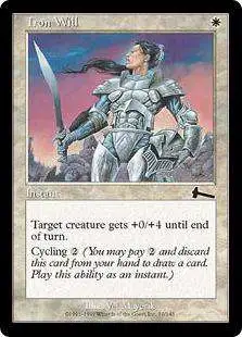 MtG Urza's Legacy Common Iron Will #10 [Lightly Played]