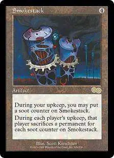 MtG Urza's Saga Rare Smokestack #309 [Moderately Played]