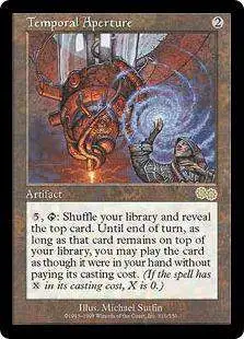 MtG Urza's Saga Rare Temporal Aperture #310 [Heavily Played]