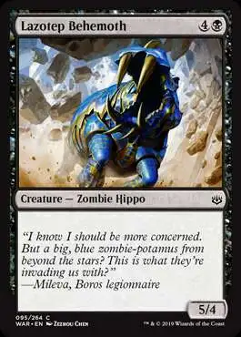 MtG Trading Card Game War of the Spark Common Lazotep Behemoth #95