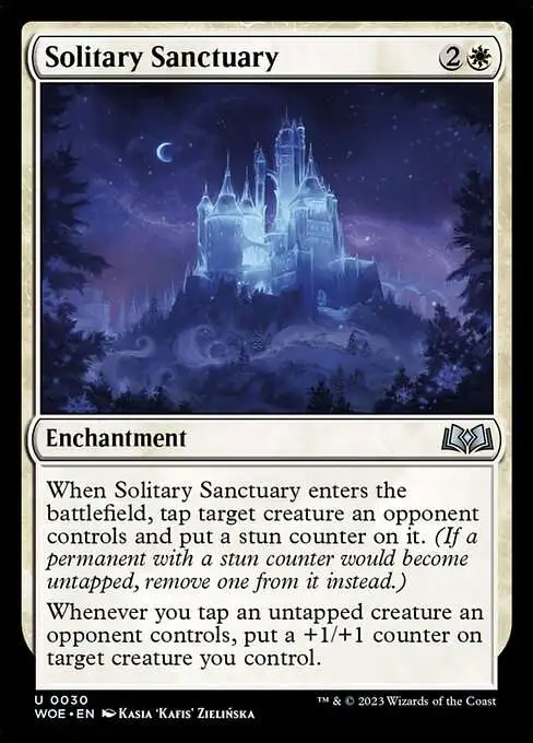MtG Wilds of Eldraine Uncommon Solitary Sanctuary #30