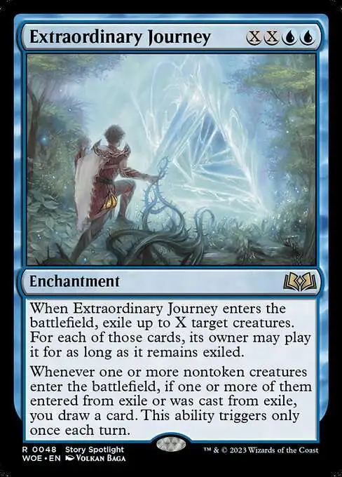 Magic The Gathering Wilds of Eldraine Single Card Rare Extraordinary Journey 48 - ToyWiz Magic The Gathering Wilds of Eldraine Single Card Rare Extraordinary Journey 48 - ToyWiz