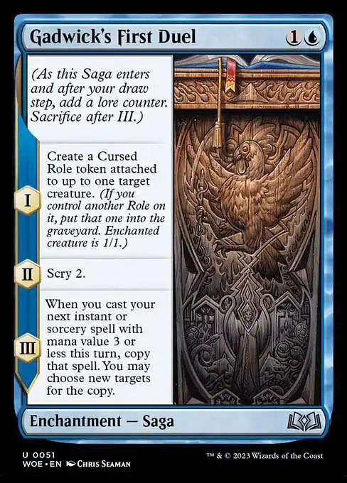 Magic The Gathering Wilds of Eldraine Single Card Uncommon Gadwicks First  Duel 51 FOIL - ToyWiz