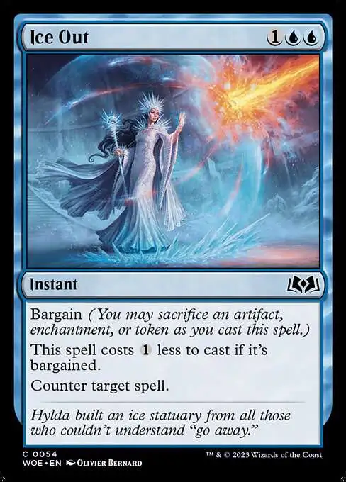 Magic The Gathering Wilds of Eldraine Single Card Common Ice Out 54 - ToyWiz