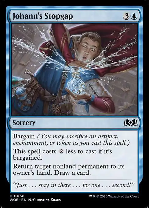 MtG Wilds of Eldraine Common Johann's Stopgap #58