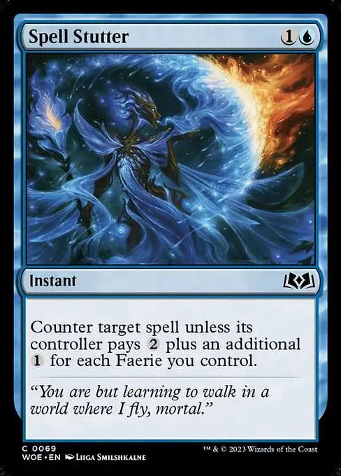 MtG Wilds of Eldraine Common Spell Stutter #69