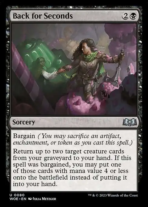 MtG Wilds of Eldraine Uncommon Back for Seconds #80