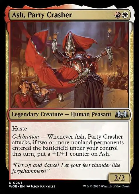 MtG Wilds of Eldraine Uncommon Ash, Party Crasher #201