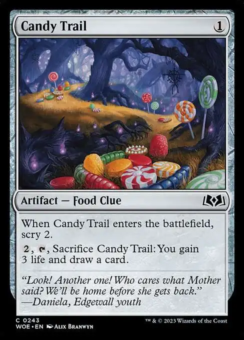 MtG Wilds of Eldraine Common Candy Trail #243