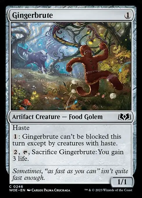 MtG Wilds of Eldraine Common Gingerbrute #246