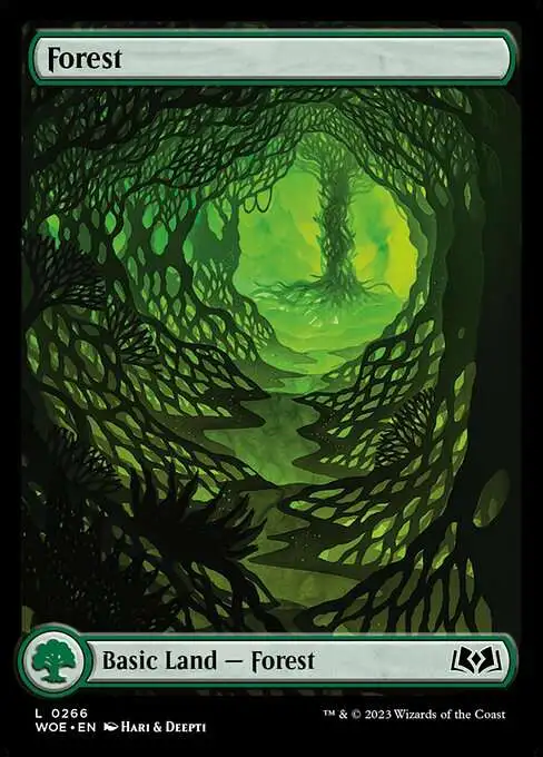 MtG Wilds of Eldraine Common Foil Forest #266