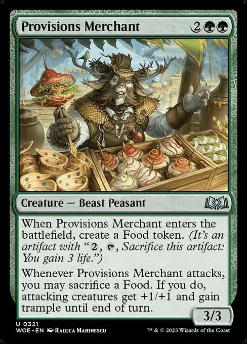 MtG Wilds of Eldraine Uncommon Provisions Merchant #321 [Jumpstart]