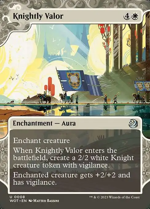 mtg wot cards Near mint (NM) Greater Auramancy Wilds of Eldraine Magic The Gathering Wilds of