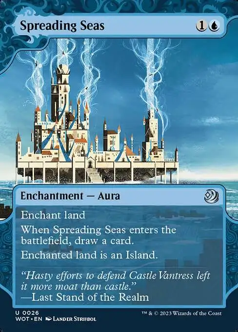 MtG Wilds of Eldraine: Enchanting Tales Uncommon Spreading Seas #26