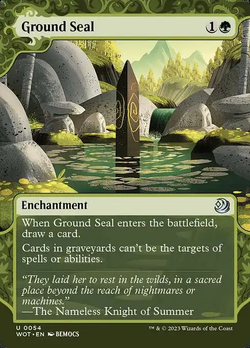 MtG Wilds of Eldraine: Enchanting Tales Uncommon Ground Seal #54