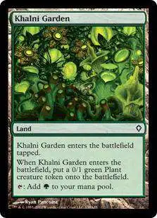 MtG Worldwake Common Khalni Garden #138