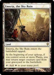 MtG Trading Card Game Zendikar Rare Emeria, the Sky Ruin #213