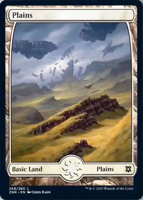 MtG Trading Card Game Zendikar Rising Common Plains #268 [FOIL 268]