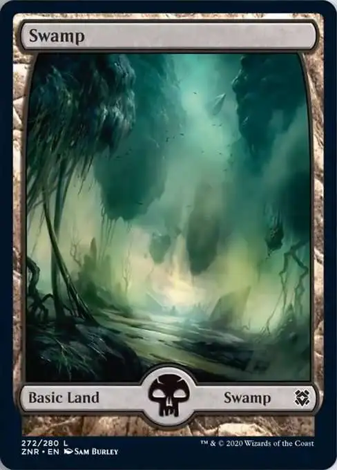 MtG Trading Card Game Zendikar Rising Common Swamp #272 [272]