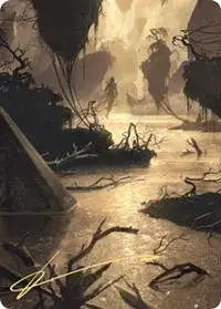 Magic The Gathering Trading Card Game Zendikar Rising Single Card Murkwater Pathway 1026 Art Series Gold-Stamped Signature - ToyWiz Magic The Gathering Trading Card Game Zendikar Rising Single Card Murkwater Pathway 1026 Art Series Gold-Stamped Signature - ToyWiz