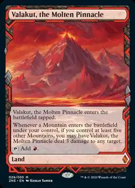 MtG Trading Card Game Zendikar Rising Expeditions Mythic Rare Valakut, the Molten Pinnacle #29