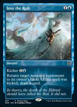 MtG Zendikar Rising Promo Into the Roil #387 [Promo Pack]