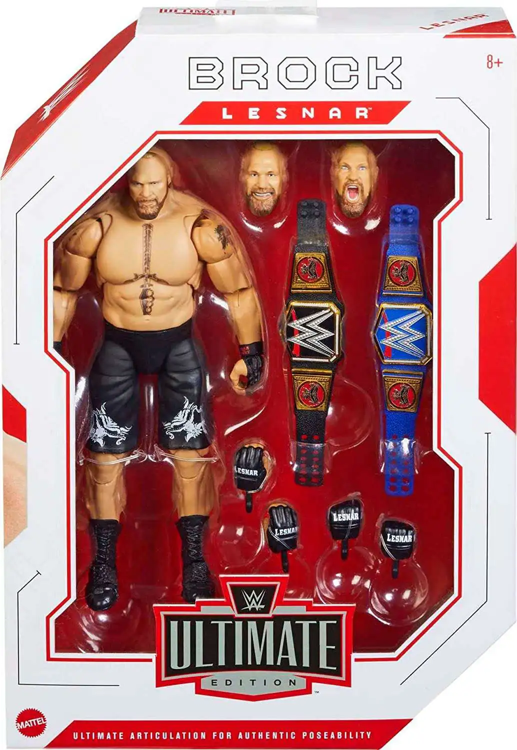 WWE Wrestling Ultimate Edition Wave 15 Brock Lesnar 7 Action Figure ...