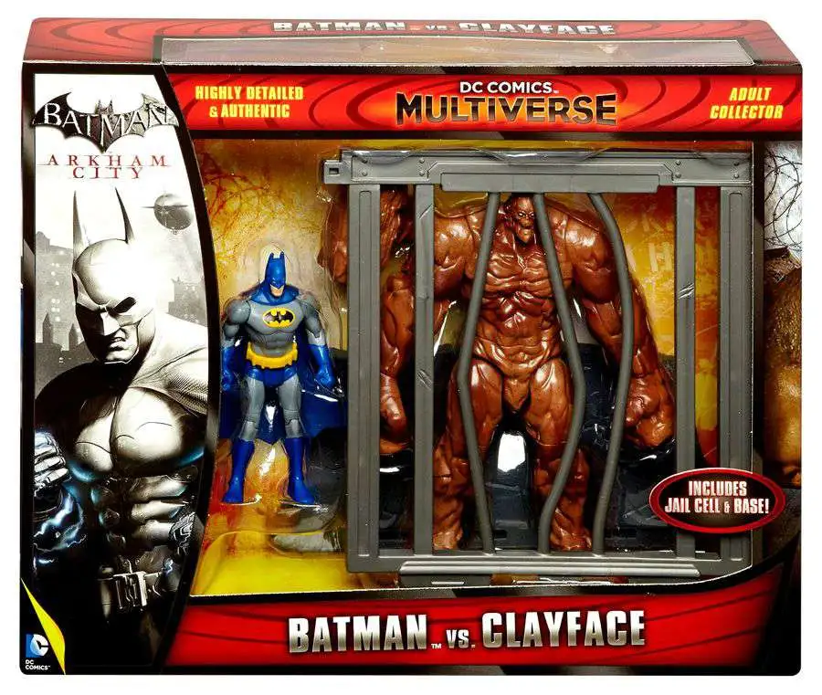 Batman Arkham City DC Comics Multiverse Batman vs. Clayface 4 Action Figure  2-Pack Mattel Toys - ToyWiz