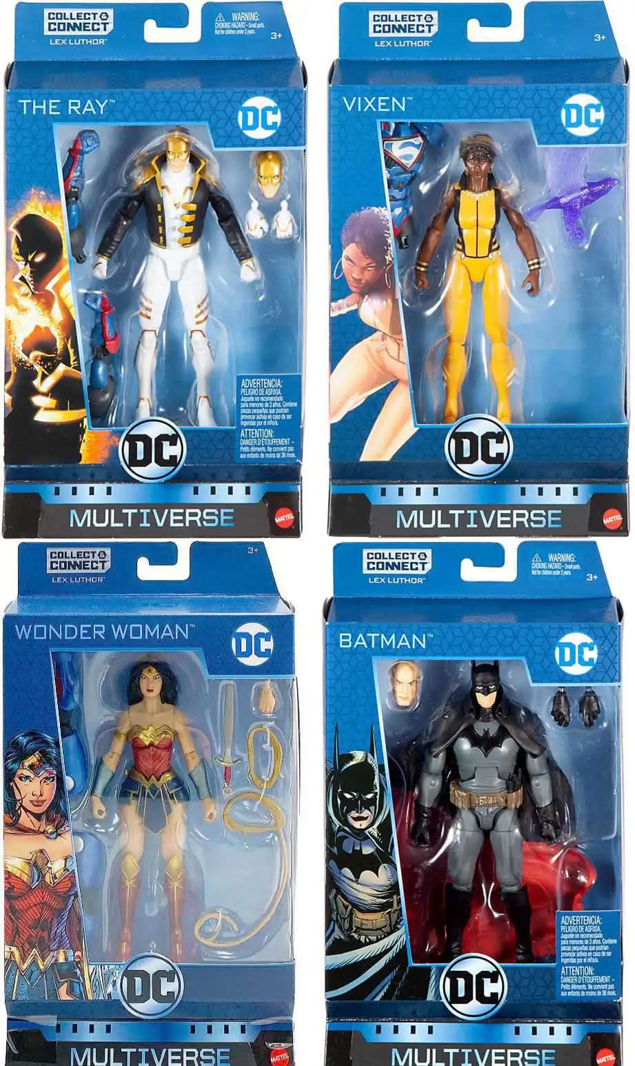 DC Classics Multiverse Spoiler Action Figure Mattel 2017 Lex Luthor BAF 