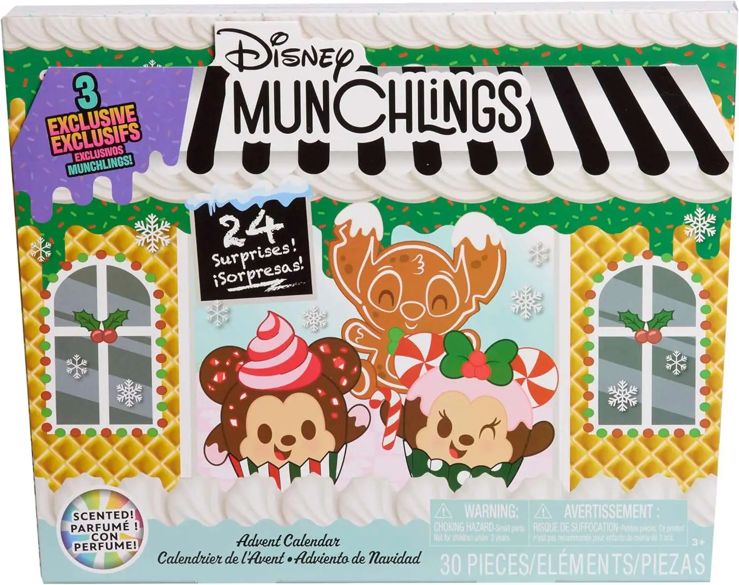 Disney Munchlings 2024 Advent Calendar [24 Surprises, 3 Exclusive Figures]