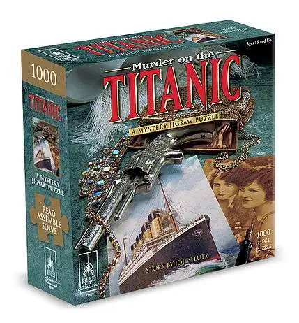 Murder Mystery Party Game Murder on the Titanic Classic Mystery Jigsaw Puzzle