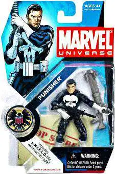 Marvel Universe 2009 PUNISHER WHITE GLOVES Variant SERIES 1 #004 